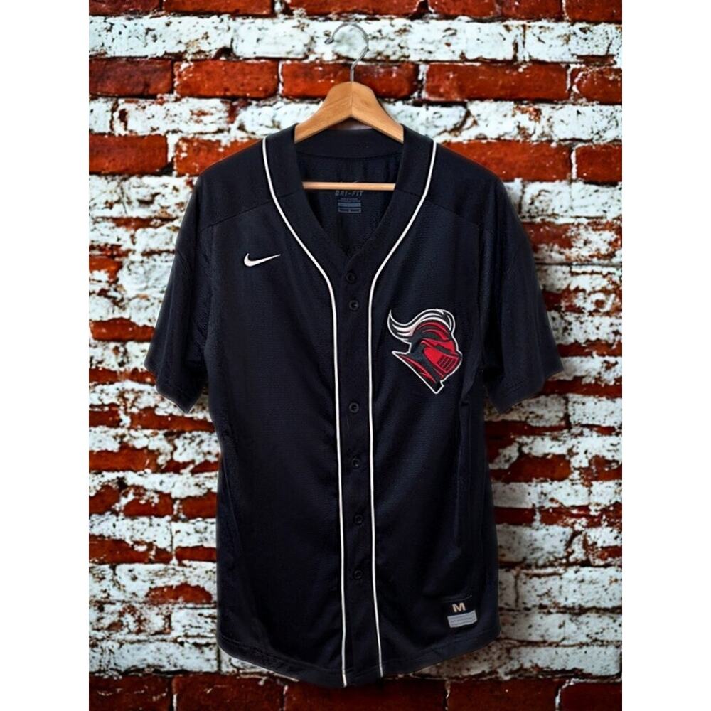 Rutgers Scarlet Knights Nike Vapor Dinger Baseball Jersey Men’s M Black